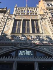 Fancy Starbucks building exterior