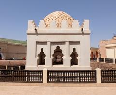 Almoravid Qubba southwest façade in Marrakesh