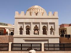 Almoravid Qubba northwest façade in Marrakesh