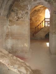 Inside view of the cistern behind the monumental fountain next to the Qubbat al-Bu'diyyin