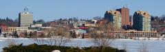 Barrie skyline in winter