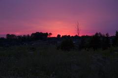 sunset off Big Bay Point Road