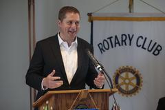 Andrew Scheer speaking at Barrie Rotary event 2018