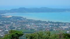 Scenic view of Phuket beach with clear water and sky