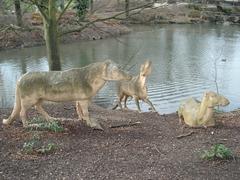 Crystal Palace Anoplotherium sculpture