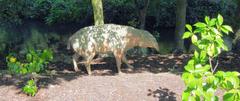 Palaeotherium medium statue at Crystal Palace