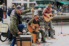 street musicians in Copenhagen