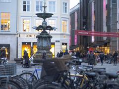 Strøget in Copenhagen on January 22, 2013