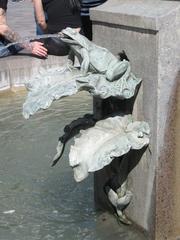 Detail of Stork Fountain in Copenhagen