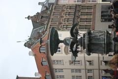 Upper part of the Stork Fountain in Copenhagen