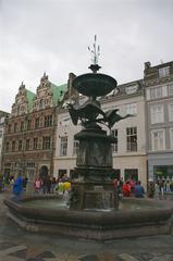 Stork Fountain on Amagertorv in Copenhagen