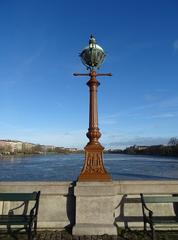 street light of Dronning Louises Bro in Copenhagen