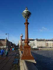 Street light of Dronning Louises Bro in Copenhagen