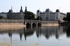 Dronning Louises Bro seen from the west bank looking south