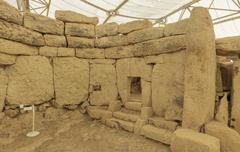 Ħaġar Qim ancient megalithic site in Malta