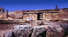 Ħaġar Qim ancient megalithic temple in Malta