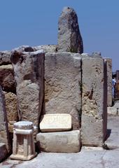 Ħaġar Qim ancient limestone structures in Malta