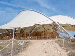 Hagar Qim ancient megalithic temple in Malta