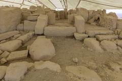 Ħaġar Qim ruins on Malta Island