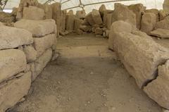 Ħaġar Qim megalithic temple complex in Malta