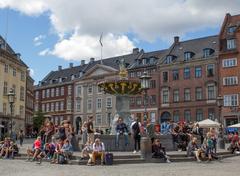 Caritas Fountain in Copenhagen, Denmark