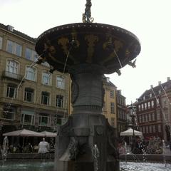 Caritas Fountain in Copenhagen, Denmark