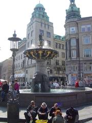 Caritas-brønden on Gammeltorv in Copenhagen