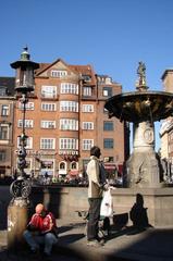 Nyhavn harbor with colorful buildings and boats in Copenhagen