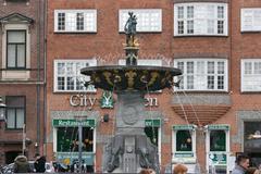 Caritas Fountain at Gammeltorv in Copenhagen