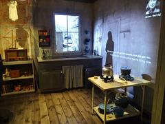 Reconstructed World War II kitchen at Frihedsmuseet