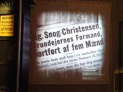 1944 newspaper headline about the kidnapping of Jens Emil Snog-Christensen