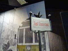 Reconstruction of a 1940 tram stop at Frihedsmuseet in Copenhagen