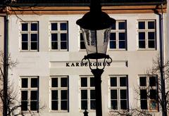 Højbro Plads in Copenhagen with historic buildings and statue