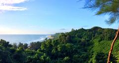 Dreamy beach view from Himchari Hill in Bangladesh