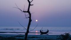 Sunset over a natural heritage site in Bangladesh