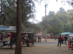 Himchari natural heritage site in Bangladesh during evening