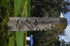 Replica stele at Parque Hundido in Mexico City