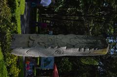 Replica stele at Parque Hundido in Mexico City