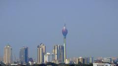 Colombo skyline in November 2017 with notable tallest buildings