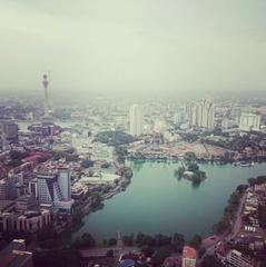 aerial view of Colombo city during the day