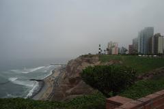 Panoramic view of Lima cityscape