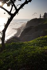 Miraflores district in Lima, Peru, landscape view