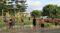 Malecón de Miraflores Park in Lima, Peru