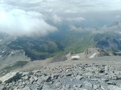 La Diosaz river viewed from the Mortine ridge