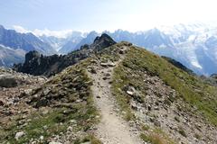 Trail in Aiguilles Rouge, France