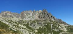 Aiguilles Rouges massif near Tete sur des Lacs in France