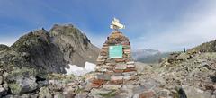 Col Cornu at an elevation of 2406 meters in Chamonix, France