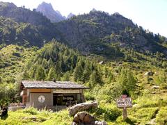 Col des Montets chalet in Aiguilles Rouges nature reserve