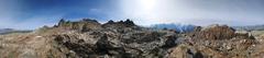 Panorama of the Réserve naturelle nationale des Aiguilles Rouges‎, France