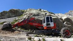 Euromach excavators in Chamonix